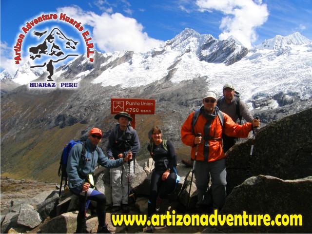 Grupo de Aventura y Montaña Brasil viaje 2010 Paso Punta unión Trek Santa Cruz Llanganuco